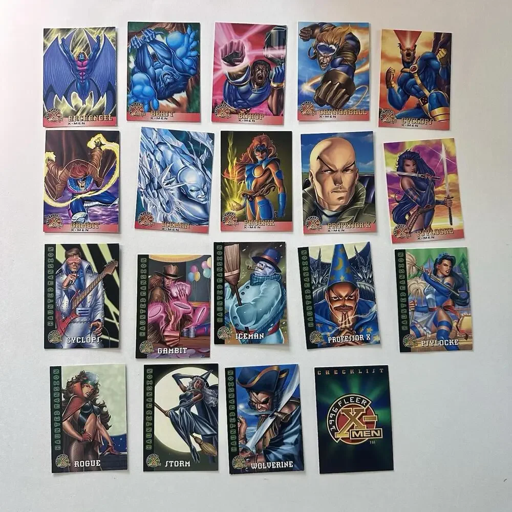 NEAR COMPLETE 1996 Fleer X-Men Set, 97 Cards Base, M/NM, (Missing 11, 24, 23)